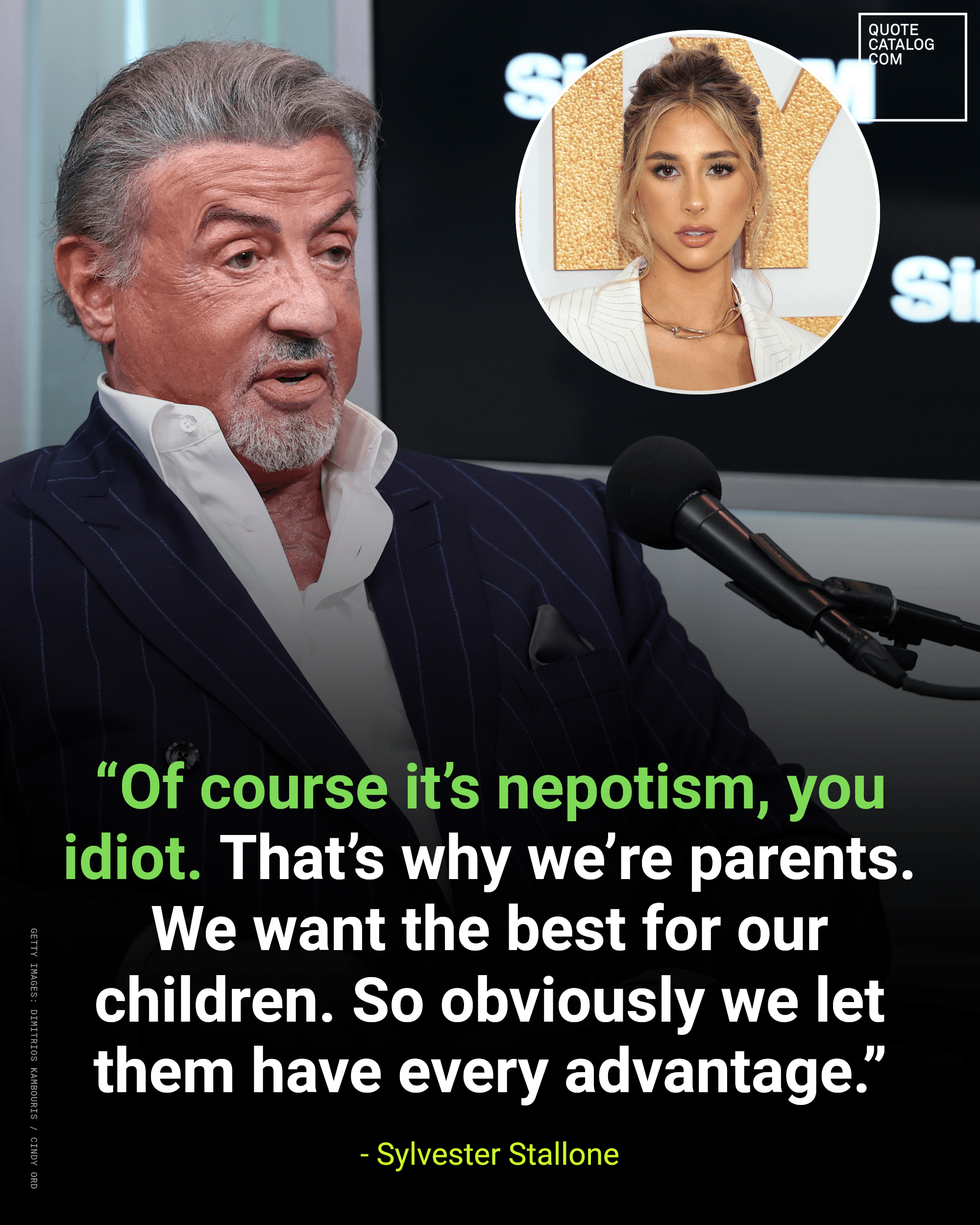 Sylvester Stallone helped his daughter Scarlet get an opportunity on Tulsa King, and he's defending that decision as part of being a parent. In an October 16…