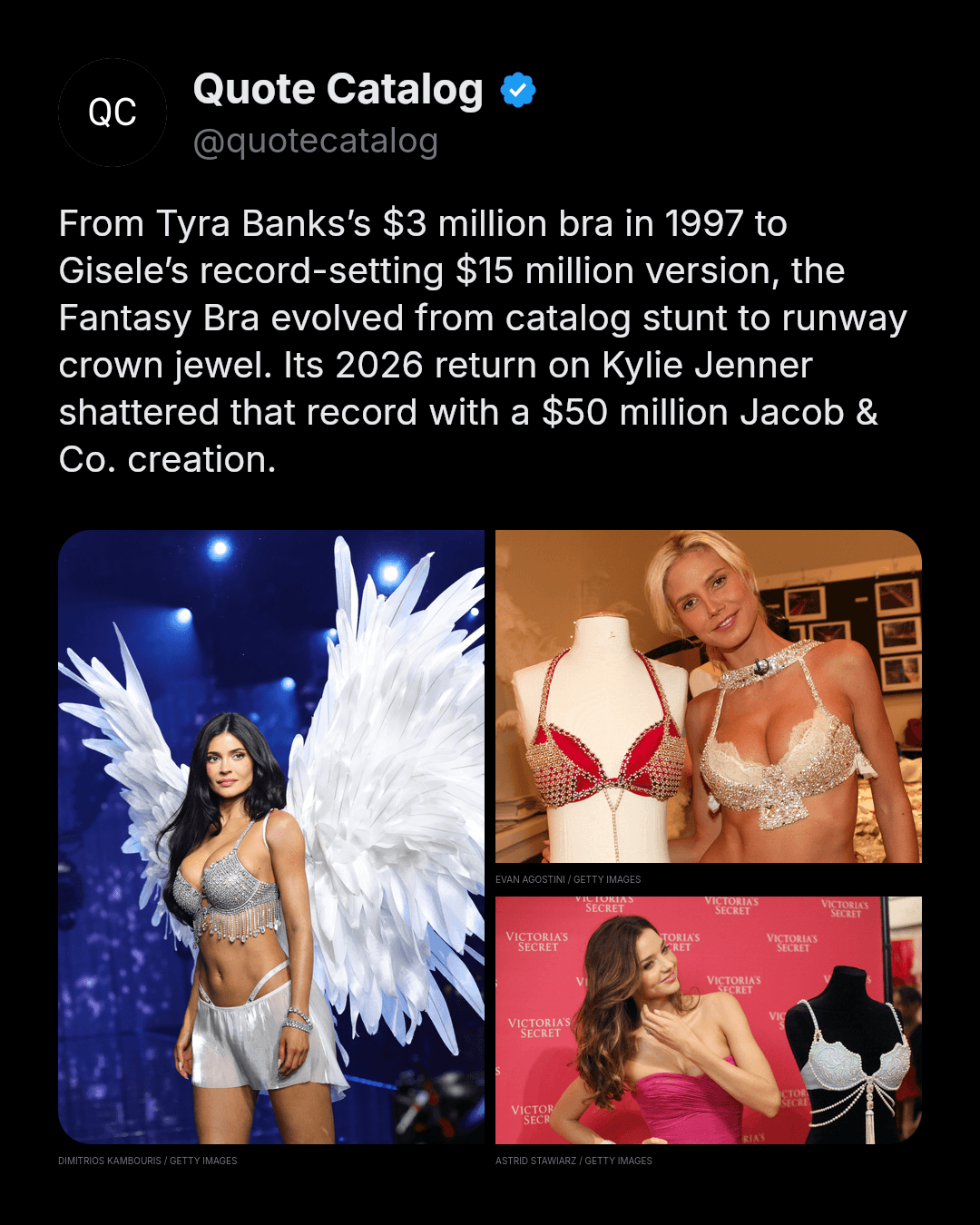 ylie Jenner closed Victoria’s Secret’s October 18 Fashion Show in a $50 million Fantasy Bra, more than three times the value of any previous version. At 29,…