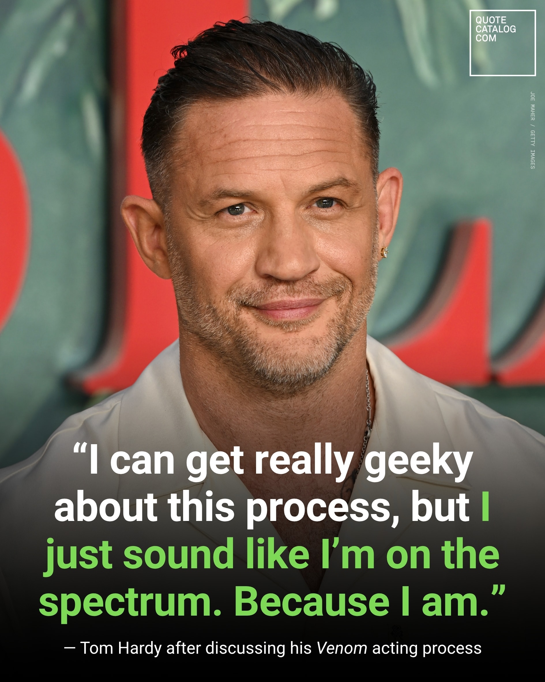 Tom Hardy was explaining how he plays 2 characters in conversation with each other when he described himself as being “on spectrum” at New York Comic Con in…