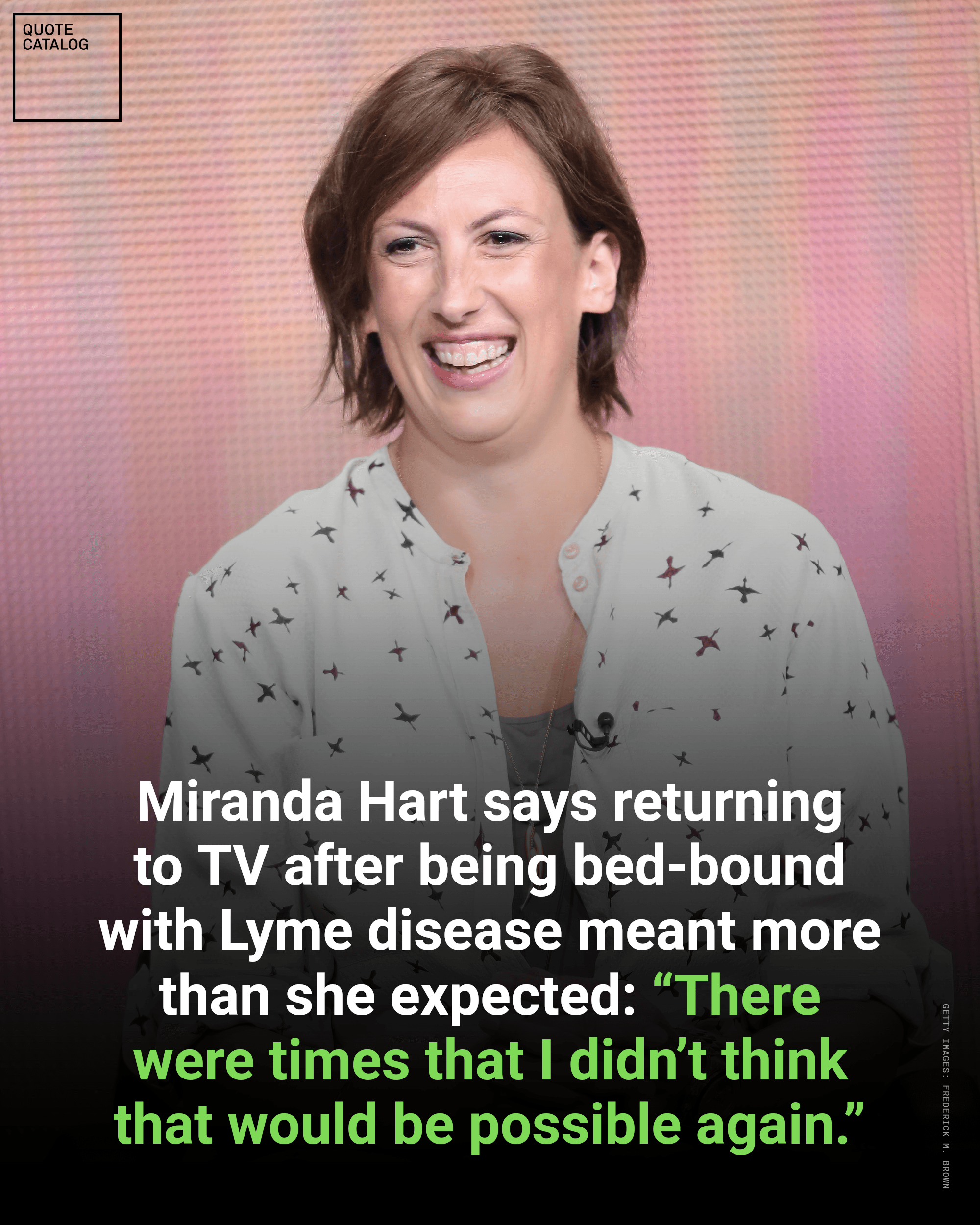 For Miranda Hart, taking part in The Celebrity Traitors meant being well enough to work, spend time outdoors and laugh with other people after Lyme disease had…