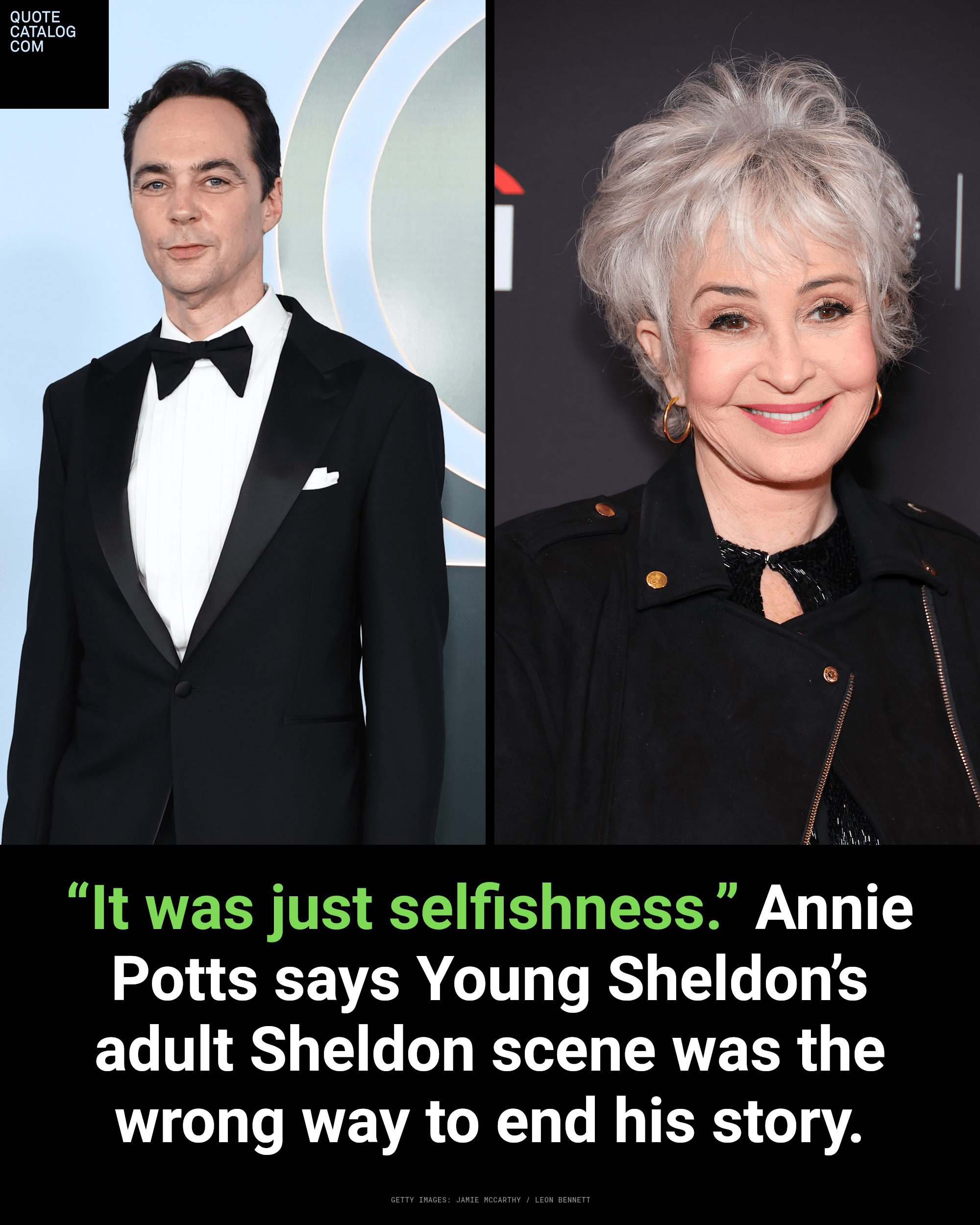 Young Sheldon's finale brought Jim Parsons back as adult Sheldon, reluctant to attend his own son's hockey game. Annie Potts, who played his grandmother Meemaw…